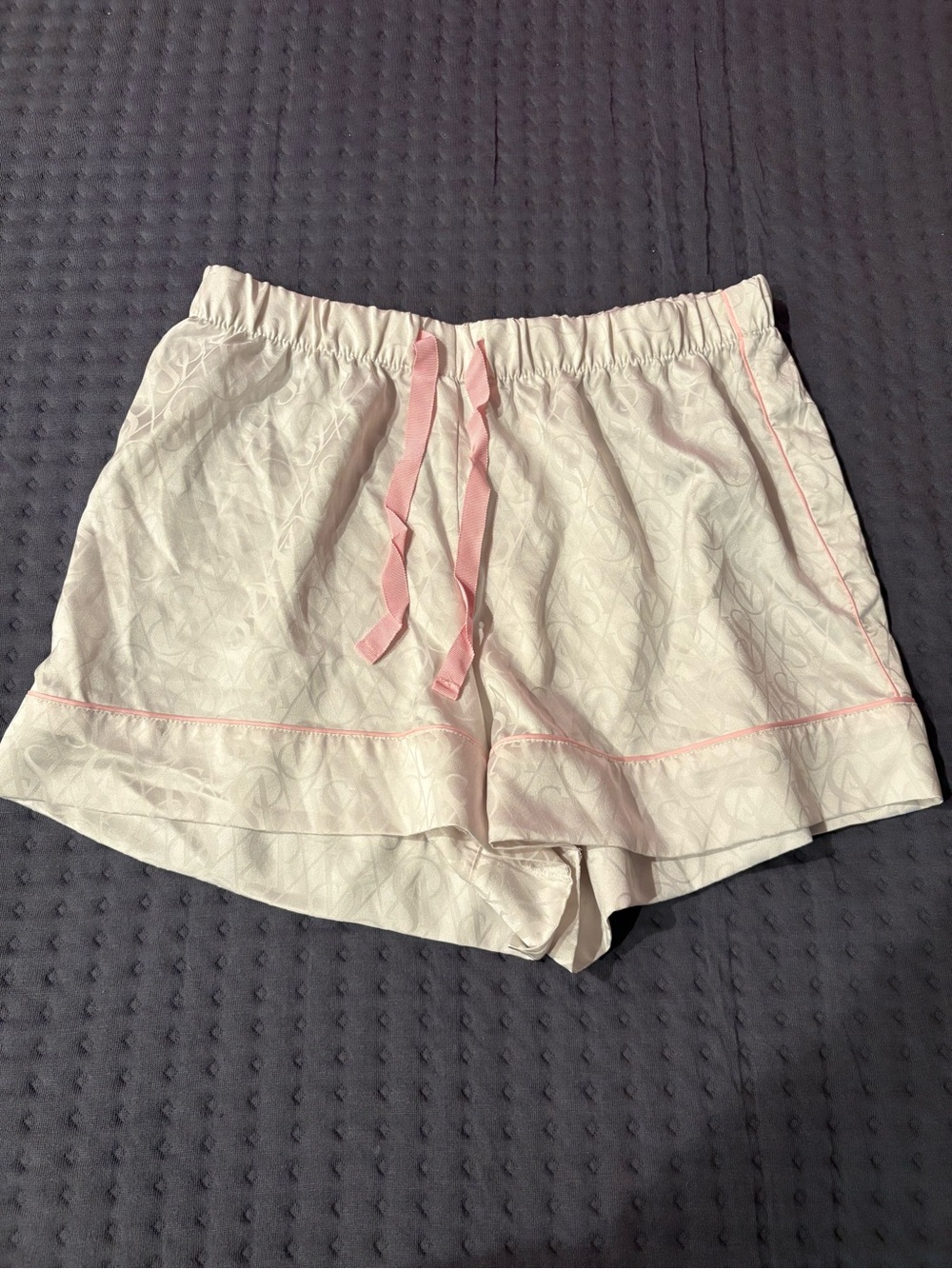 Victoria's Secret Light Pink Elastic Waist Sleep Shorts size small